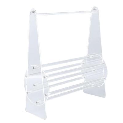 Stylish Sturdy Acrylics Hairband and Bracelet Display Stand Elegant Clear and Sturdy Organizers Rack for Personalize
