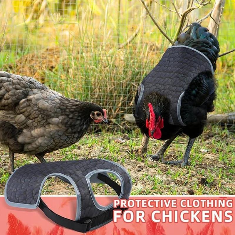 Chicken Saddles for Hens, Chicken Apron Back Protector for Hens with Adjustable Strap, Chicken Hen Mating Saddle Dropshipping