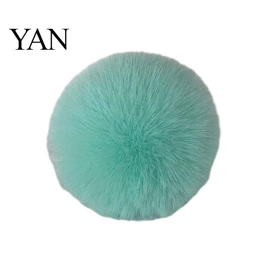 Backpack Charms Faux Fur Pom Fluffy Ball with Elastic Loop Cute for Hats Plush Bag Charm Craft Projects Hat Accessories