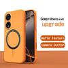 Frosted Semi Clear Magnetic Phone Case for OPPO A78 5G Soft TPU Cover