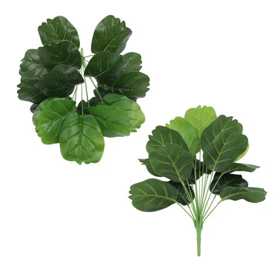 Artificial Green Plants 18 Fork UV Resistant Realistic Fake Monstera Greenery Wedding Party Indoor Outdoor Garden Faux Plants Decoration