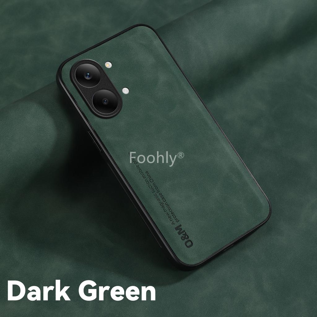 Nubuck Leather Magnetic Case for Xiaomi Poco X8 Pro Max Protective Cover Shockproof Back Shell Coque Capa Fundas