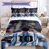 Messi Bedding Set Breathable Duvet Cover with Pillowcases Decorative Bed Linen for Bedroom Home Decoration Birthday Gift