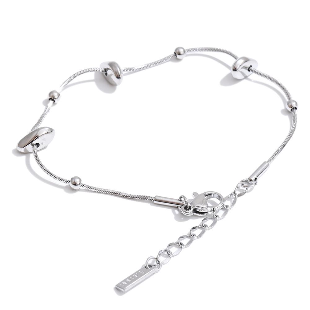 Yhpup Gift New Style Stainless Steel Exquisite Chain Necklace Bracelet Bangle Set Gold & Platinum Plated Stylish Unique Jewelry