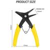 Circlip Pliers 2 in 1 Internal and External Dual Purpose Pliers External Spring Pliers Large Retaining Ring Removal Tool