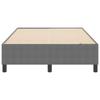 Platform Bed Frame Light Grey 120 x 190 cm Corduroy Fabric