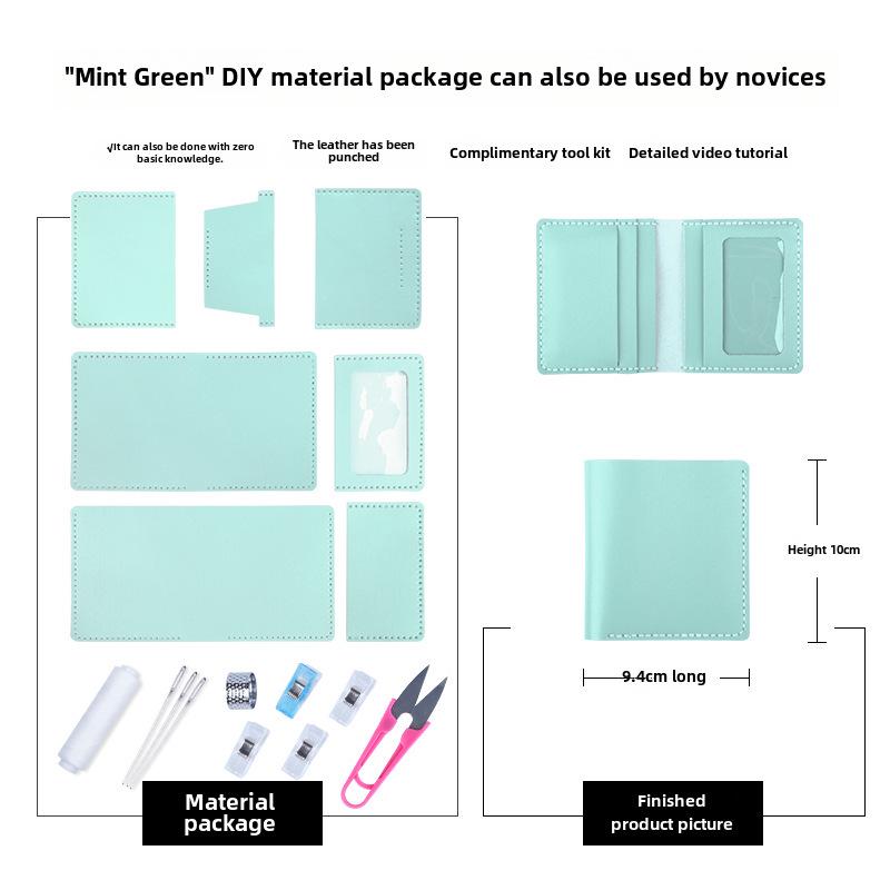 "Handmade Cowhide Wallet & Card Holder - Perfect Father's Day, Boyfriend, or Female Gift"