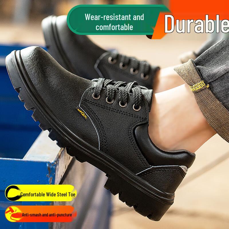 Fuchang Men's Steel Toe Safety Work Shoes