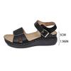 Fashion Women's Casual Summer Wedge Sandals Open Toe Ankle Strap Comfort Beach Shoes Woman Lightweight Non Slip Walking Sandalias Muejr