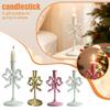 Bow-shaped Candlesticks, Three-color Candlesticks, Iron Tall Candlesticks, Vintage Home Décor, Weddings, Holidays And Christmas.