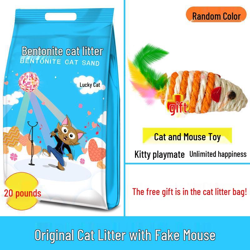 Lemon Deodorizing Bentonite Cat Litter - 1 Kg