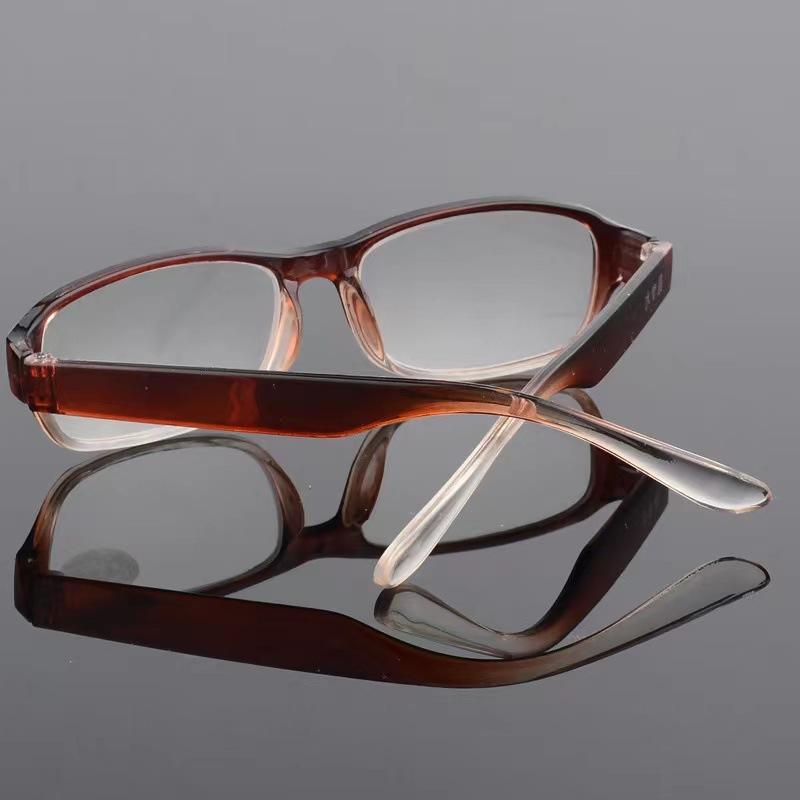 

Full-frame Anti-radiation High Definition Anti Blue Light Reading Glasses Men Women Anti-fatigue Comfortable Presbyopia Eyeglasses +400 degrees коричневый