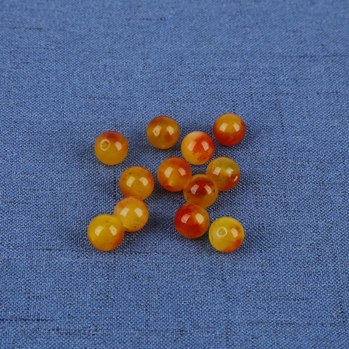 

Натуральные свободные красочные нефритовые круглые бусины для изготовления ювелирных изделий DIY браслет-подвеска 6/8/10 мм 8mm оранжевый