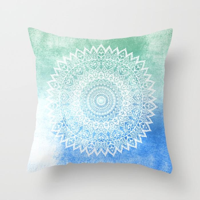 New Mandala Series Ethnic Theme Polyester Pillow Case Cushion Exotic