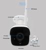 1080P HD 4MP/5MP Outdoor Waterproof WiFi Security Camera with Smart Wireless Connectivity and Card Slot