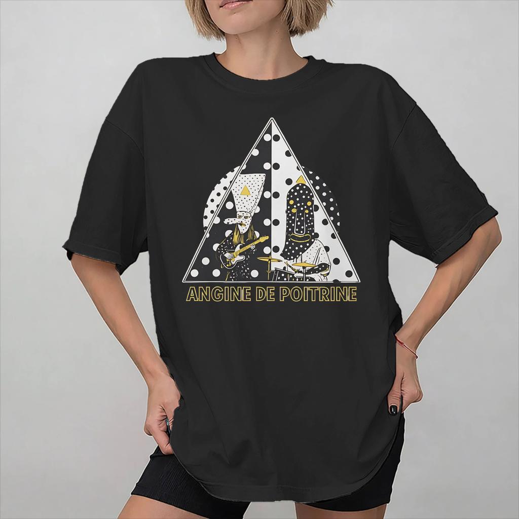 Angina Pectoris Band Merch Unisex Damen T-Shirts Reines Baumwoll-T-Shirt Grafik-T-Shirt Kleidung