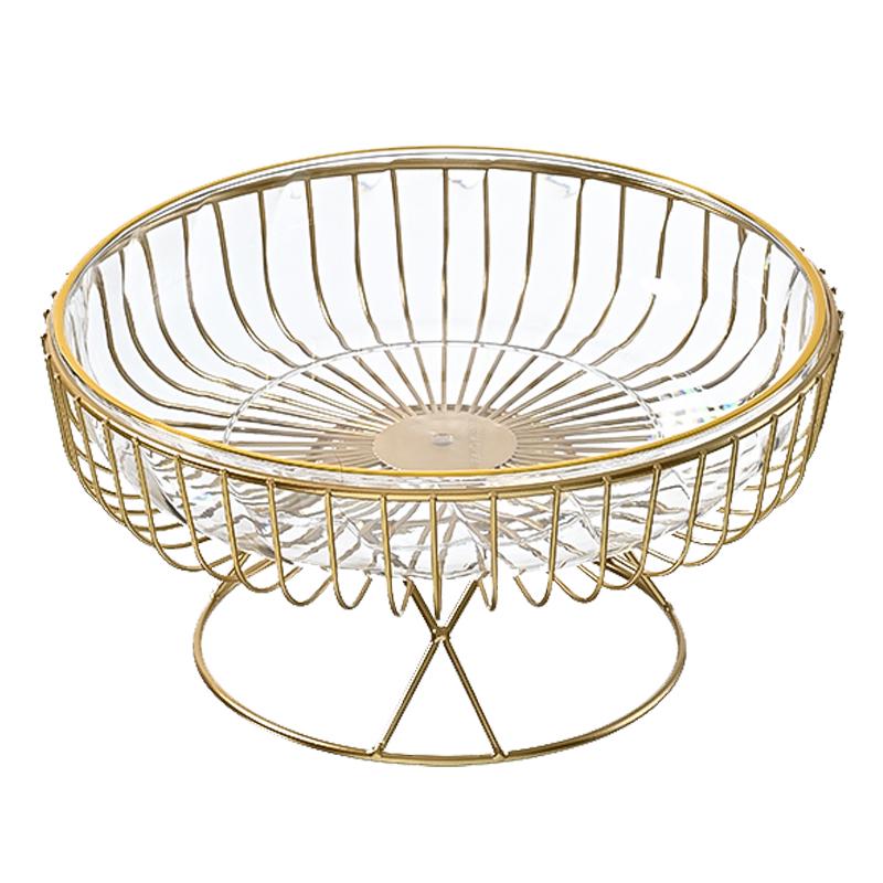 Elegant Fruit and Snack Display Tray for Living Room Coffee Table