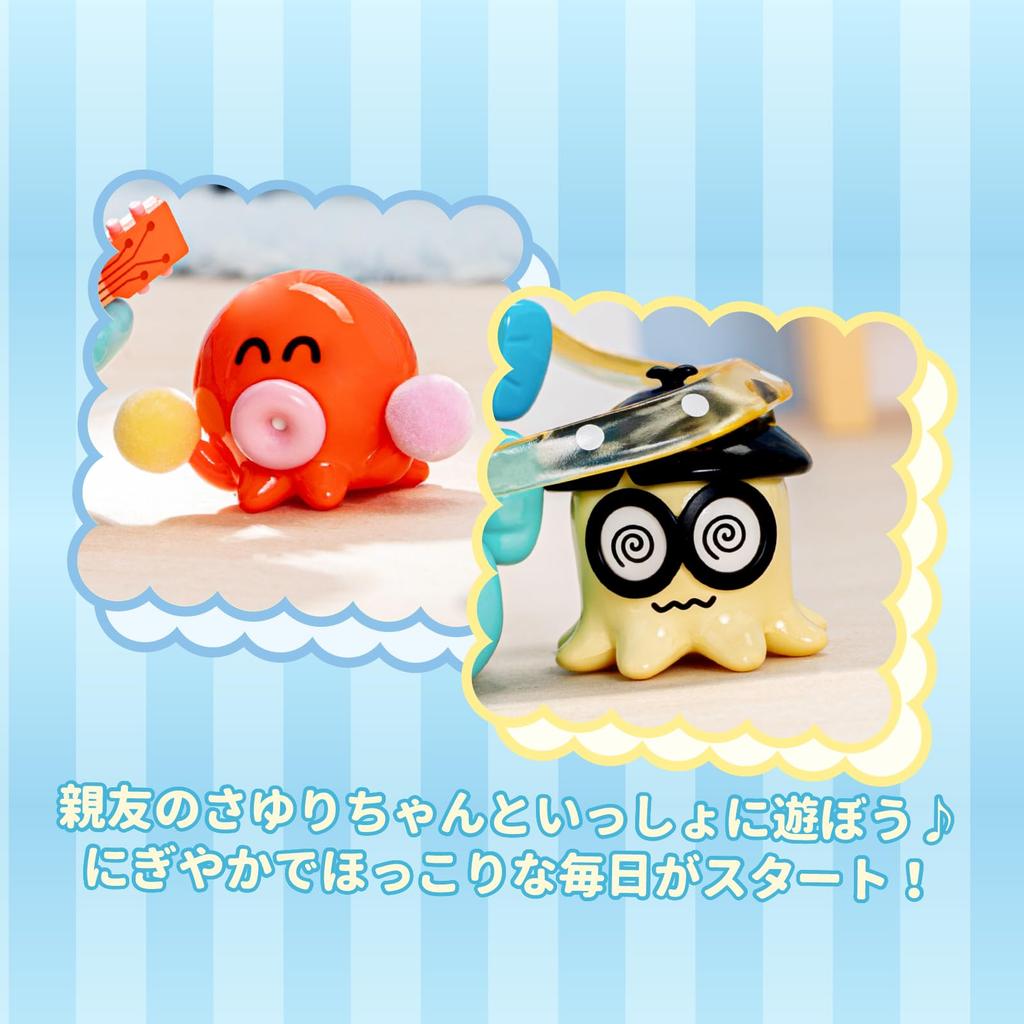 TOP TOY Sanrio Characters Hangyodon Happy Birthday Series [1 Piece] Gachapon Blind Box Figure Soft Vinyl PVC Premium Toy Birthday Gift for Hangyodon