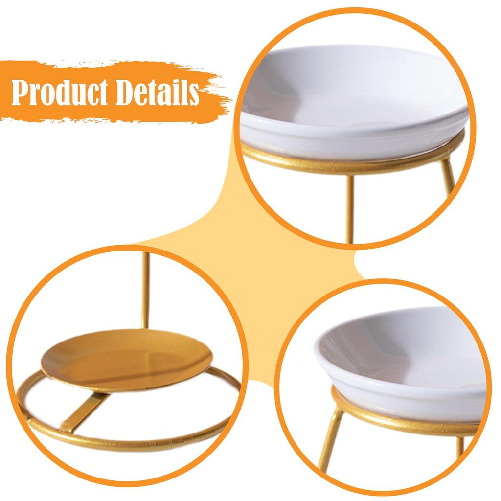 European Style Ceramic Oil Burner Wax Warmer Aroma Diffuser Candle Holder for Relaxation and Bedroom