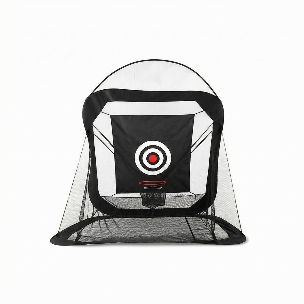 Golf Training Net with Target Ball-Return Practice Impact-Resistant for