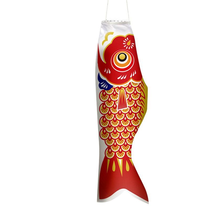 40-95Cm Japanese Carp Flag Windsock Streamer Traditional Hanging Fish Flag Kite Wind Socks Home Garden Festival Carp Decoration