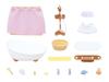 Sylvanian Families Furniture ST Mark Certified Toy Dollhouse for Ages 3 and Sylvanian Epoch [Bathroom Set] Ka-605 Up, Families,