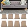 Furniture Raisers   Bed Chair Sofa Riser Feet Lift Set 4 x 5"& 4 x 3" Black