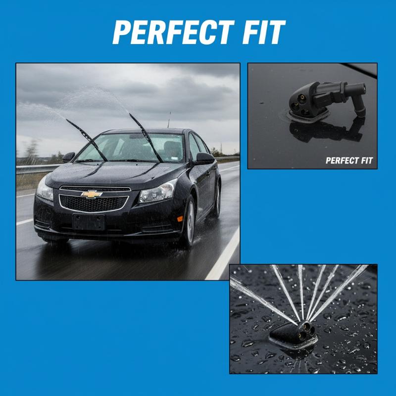 

1/2/4Pcs Washer Jet Nozzles 3 Holes Car Windshield Wiper Water Spray Nozzle 901-955-PZ01 94556605 2009-2016 For Cruze 1pcs
