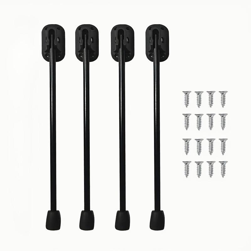 

4Pcs Metal Folding Table Legs, Adjustable Foldable Fittings for Coffee Table, Laptop Desk & Kitchen Travel Use