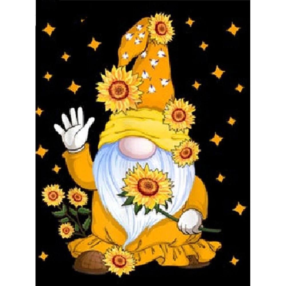 

5D DIY Алмазная вышивка Санта-Клаус полная квадратная/круглая алмазная живопись мультфильм мозаика вышивка крестом Рождественский подарок Full Square 20X30CM