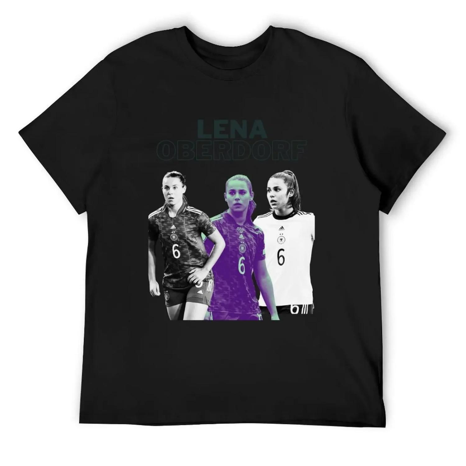 

Lena Oberdorf I Germany T-Shirt graphic t shirts for a boy korean fashion mens designer t shirt S чёрный