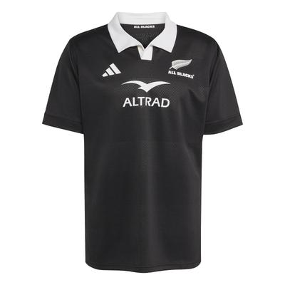 Short Sleeve Uniform Rugby ALL BLACKS Home Replica Jersey KKX49 All Black T-Shirt Men's (JL8023)
