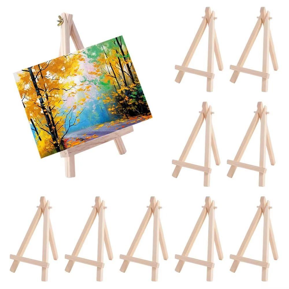 Triangle Shape Tabletop Easel Small Size Painting Display Holder New Wood Drawing Easel  Painting