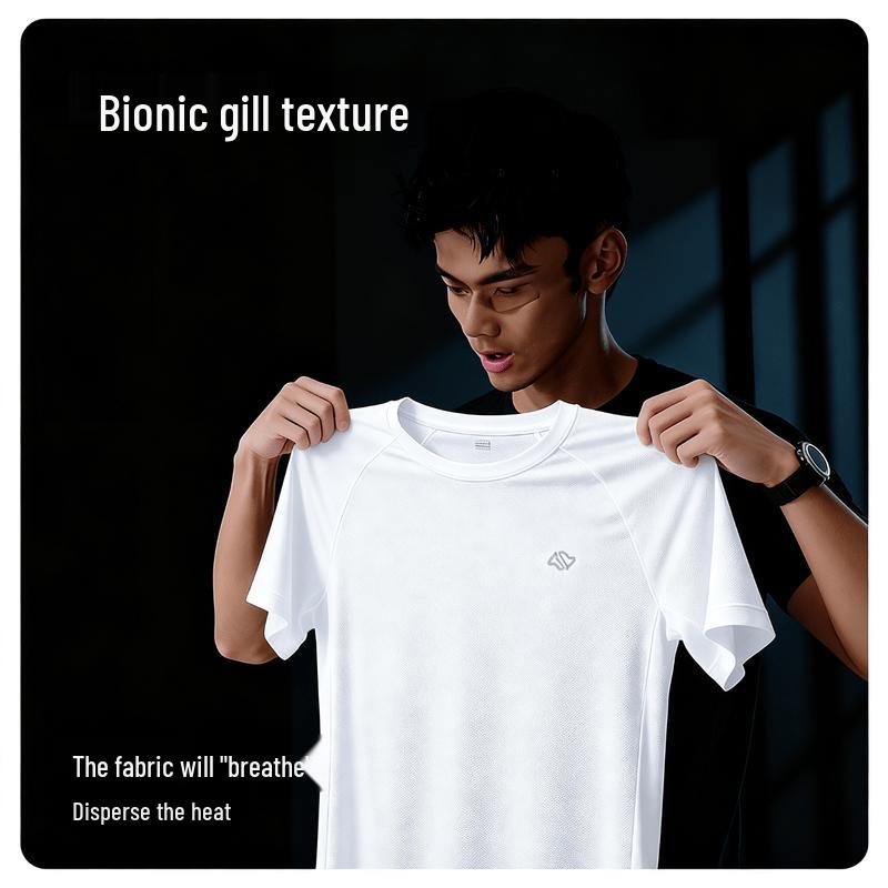 Jingdong Smart Men's Quick-Dry Breathable Running T-Shirt
