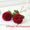 Floral Fake Ball Chrysanthemum Silk Flower For Party Decor And Props Photography