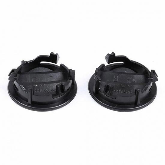 Black Dashboard Side Vent Overlay Cover Replace Fit For Benz C-Class 2007-2014