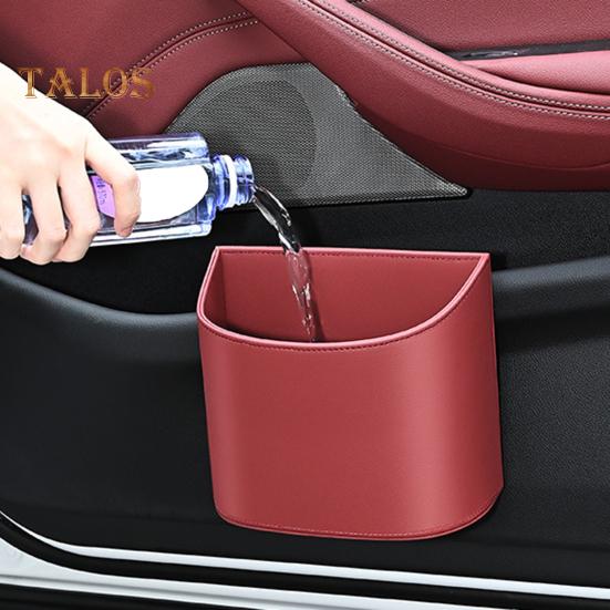 Car Seat Side Organizer Multi-Functional Storage Box for Car Doors And Backs Faux Leather Cell Phones Sunglasses Gadgets for Car Enthusiasts