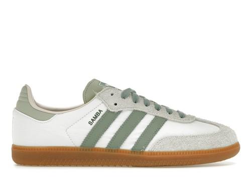 Adidas Samba OG White Silver Green W - ID0492