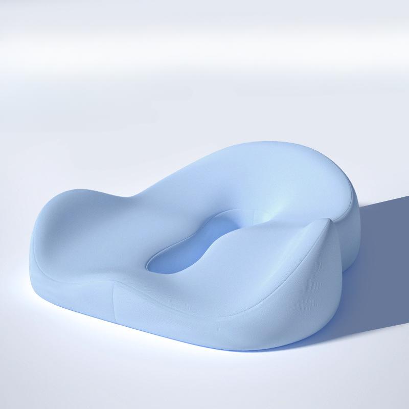 

Подушка с эффектом памяти для офисного кресла, поддержка бедер, прохладное автомобильное сиденье, массажная подушка для облегчения боли в бедре, подушка для копчика 42x36x10cm