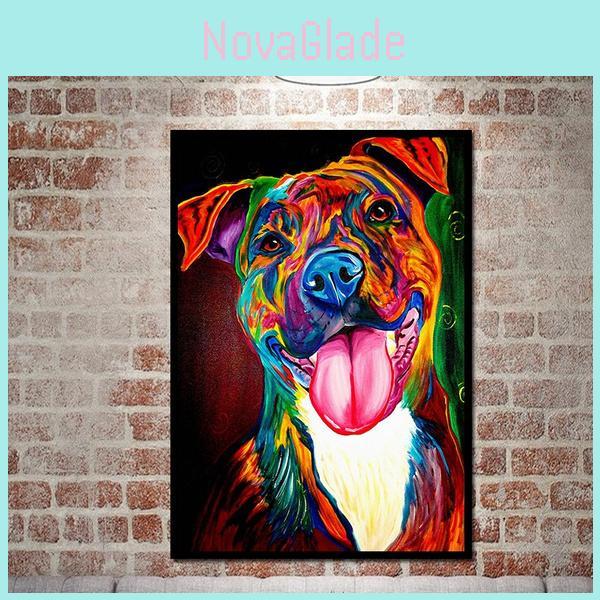 Nordic Animal Illustration On Oil Canvas For Home Interior Modern Decoration