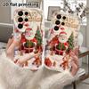 Phone Case: 2D Flat Samsung Galaxy A34 A35 M05 M06 S20 S22 S21 FE Plus 5G Protective Case, Couple Style, Christmas-themed, Christmas and Halloween Gif