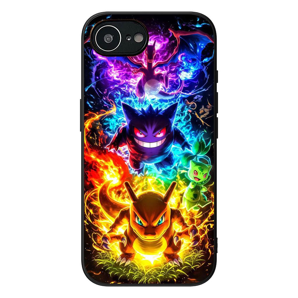 Cute P-Pikachus Charmander P-Pokemons Phone Case for Xiaomi Redmi Note 12 11 10 A3 Pro 10A 10C 12C Note12 5G Protective Cover