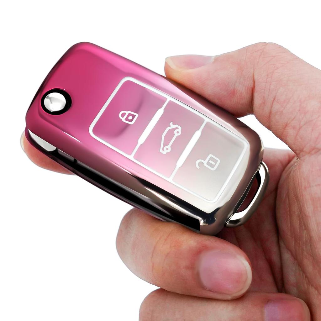 [OATSBASF] Car Key Cover Suitable for Mercedes Benz, Luxury TPU, Dirt and Slip Prevention,