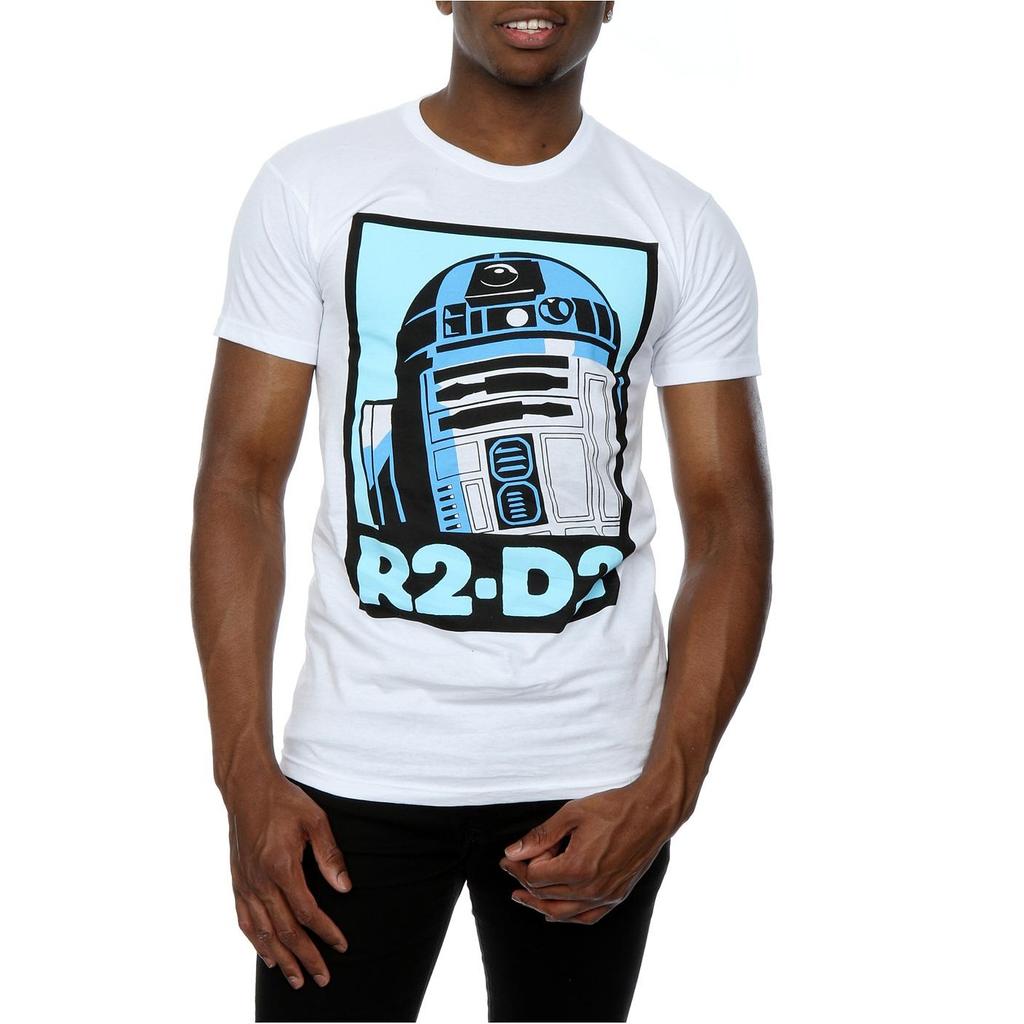 Star Wars Mens R2-D2 Poster T-Shirt