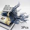 3pcs Artificial Plant Simulation Coral Branch Wedding Party Decoration DIY Accessories Small Tree Branches Christmas Decor