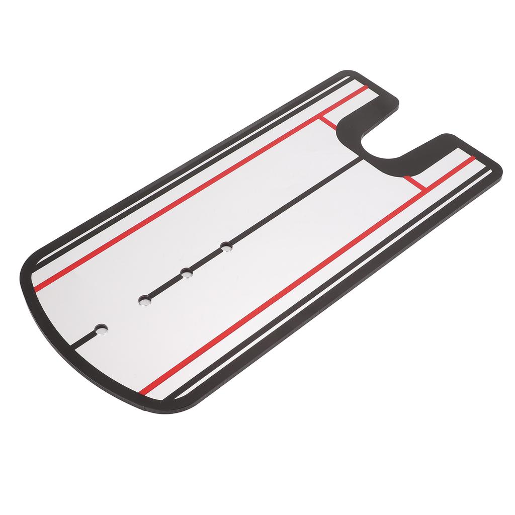 Golf Putting Practice Mirror Aid Acrylic Posture Motion Correction Trainer for Indoor Offices Training