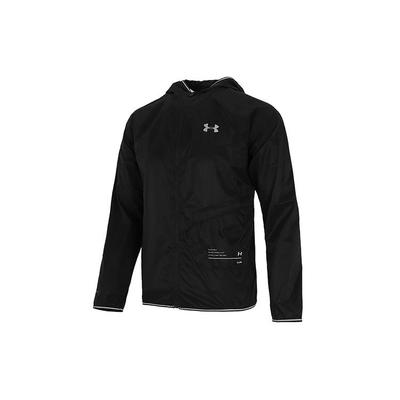 Qualifier Storm Running Windbreaker Jacket With Hood and Logo Men Outerwear Black 1326597-001