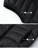 Children's Korean Style Lightweight Down Cotton Vest, 2025 Autumn/Winter Stand-up Collar Warm Gilet for Boys and Girls