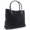 GUCCI GG Shelly line Tote Bag 162160 black Suede unisex Used