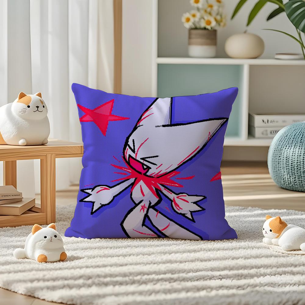 Boykisser SSilly Katze Niedliche Kissenhülle Seidig elegant Komfort Schlafsofa Versteckter Reißverschluss